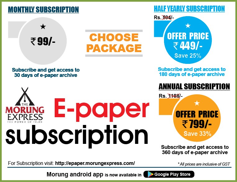 The Morung Express ePaper, English News Paper, Today Newspaper, Online News Epaper